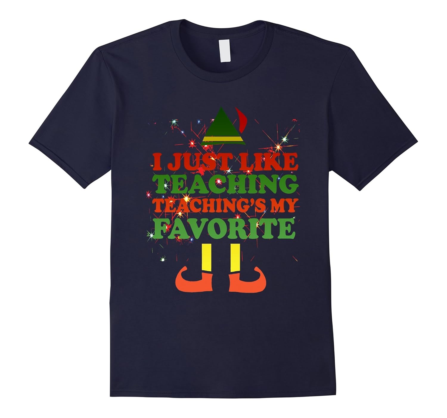 Teacher Christmas Shirt - I Just Like Teaching T-shirt-ANZ