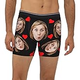 Custom Underwear for Men Boxers With Face On Them Personalized Underwear with Photo Picture Customized Boxers Gifts