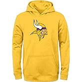 Outerstuff NFL Minnesota Vikings Yellow Kids Youth 8-20 Official Licensed Alternate Fleece Primary Logo Pullover Hoodie