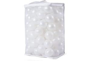 Realhaha Ball Pit Balls 50 100 200 500 Play Balls Plastic Balls for Baby Girls Toddlers Kids Play Tent Pool Playhouse Playpen Party Decoration