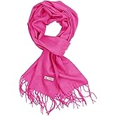 TZ Promise Plain Solid Color Cashmere Feel Classic Soft Luxurious Winter Scarf For Men Women