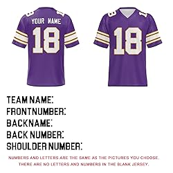 Custom Football Jersey Personalized Rugby