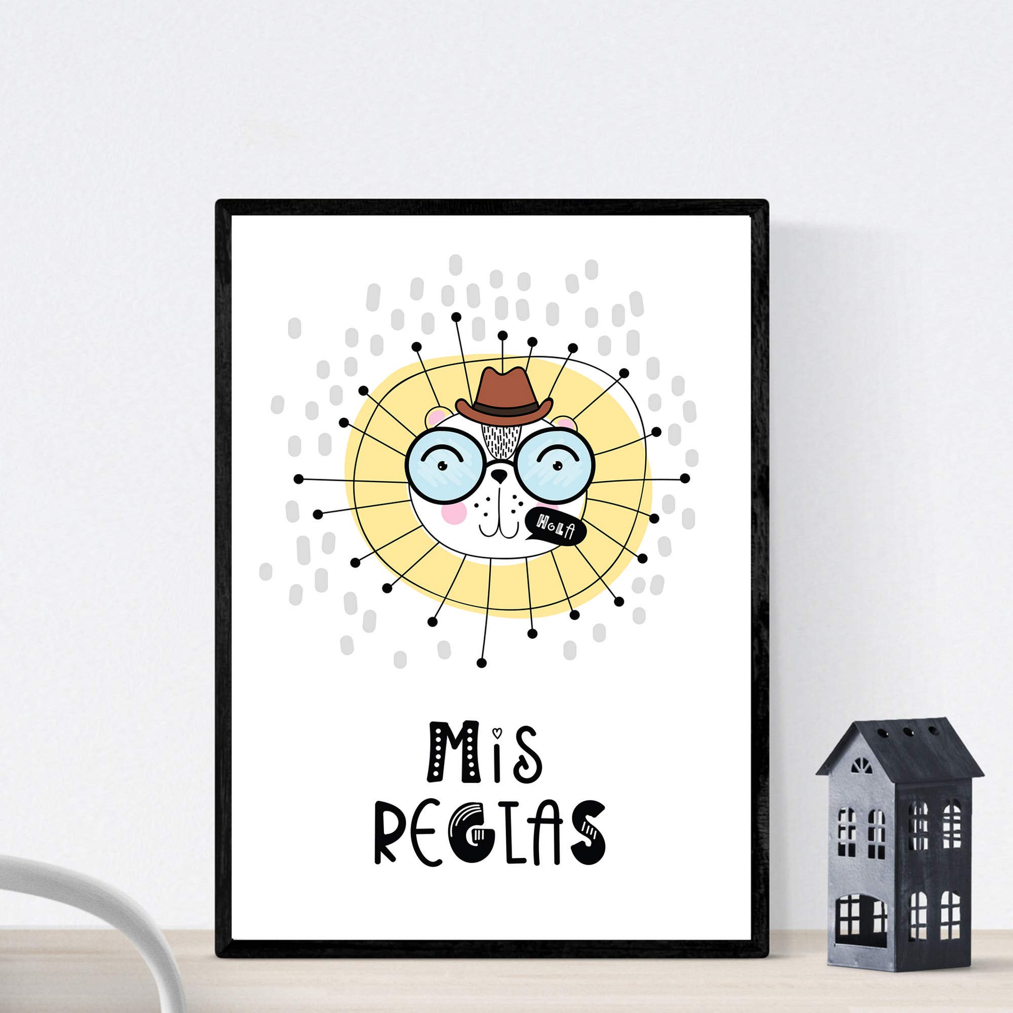 Nacnic My rules poster educational sheet size A3 Frameless