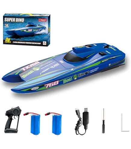 Amazon.com: TX768 RC Jet Boat, 30km/h High Speed Jet Boat