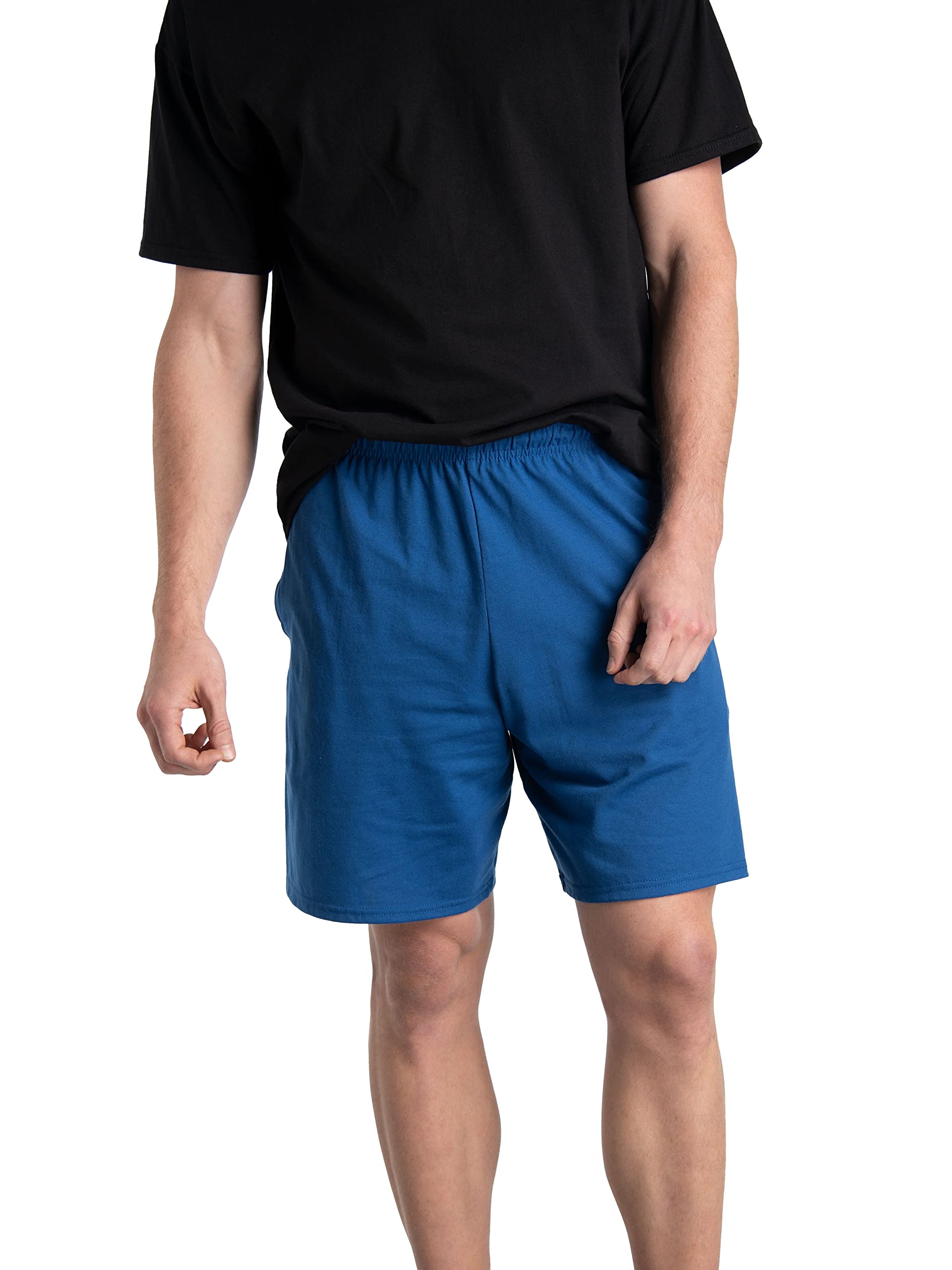 Fruit of the Loom Men's Eversoft Cotton Shorts with Pockets (S-4XL)