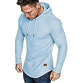 JMIERR Mens Fashion Hoodies Fleece Long Sleeve Athletic Sweatshirt Pullover T Shirts