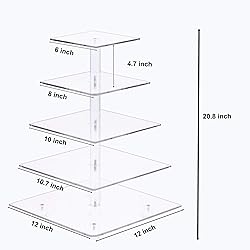 YestBuy Cupcake Stand – 5 Tier Premium Cupcake