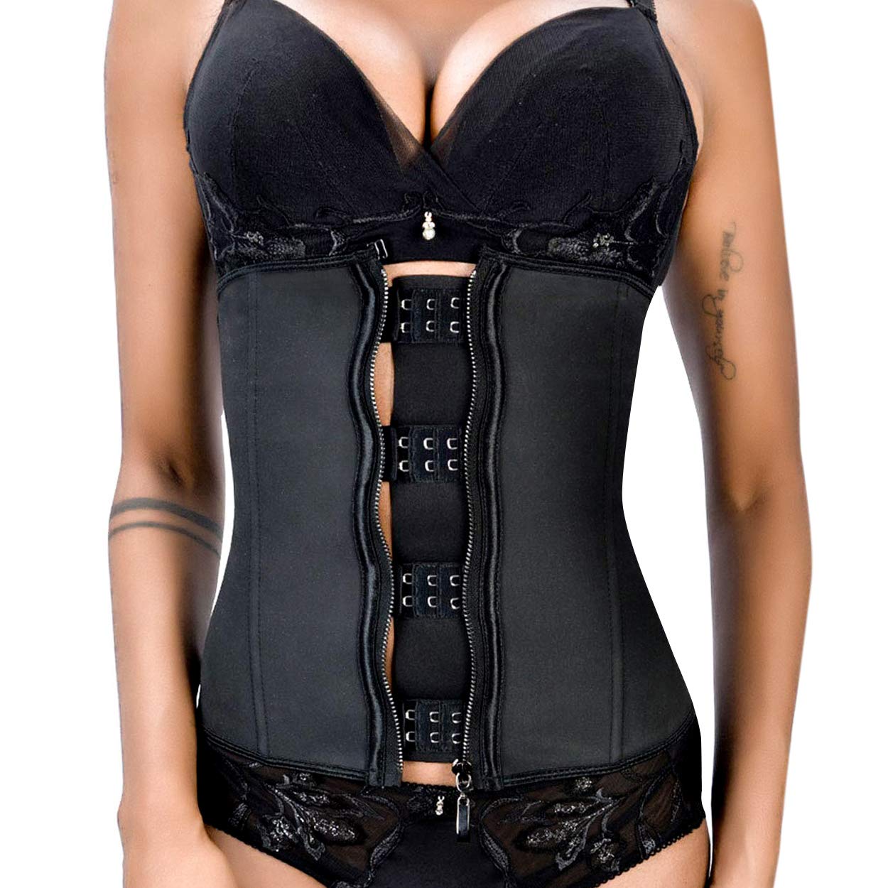 Ashlone Latex Waist Trainer Corset Underbust Sport Cincher Womens Workout Body Shaper