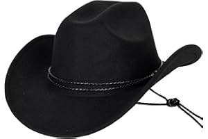 UTOWO Vintage Western Cowboy Hat for Men Outback Cowgirl Hat M/L