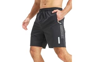 Apprivoise-moi Men's Athletic Shorts Quick Dry Workout Shorts 7"/ 5"/ 9" Lightweight Hiking Linerless