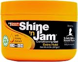 Ampro Shine 'n Jam Gel Extra Hold Styling Moisturizing Non-Flaking 8 oz view 1