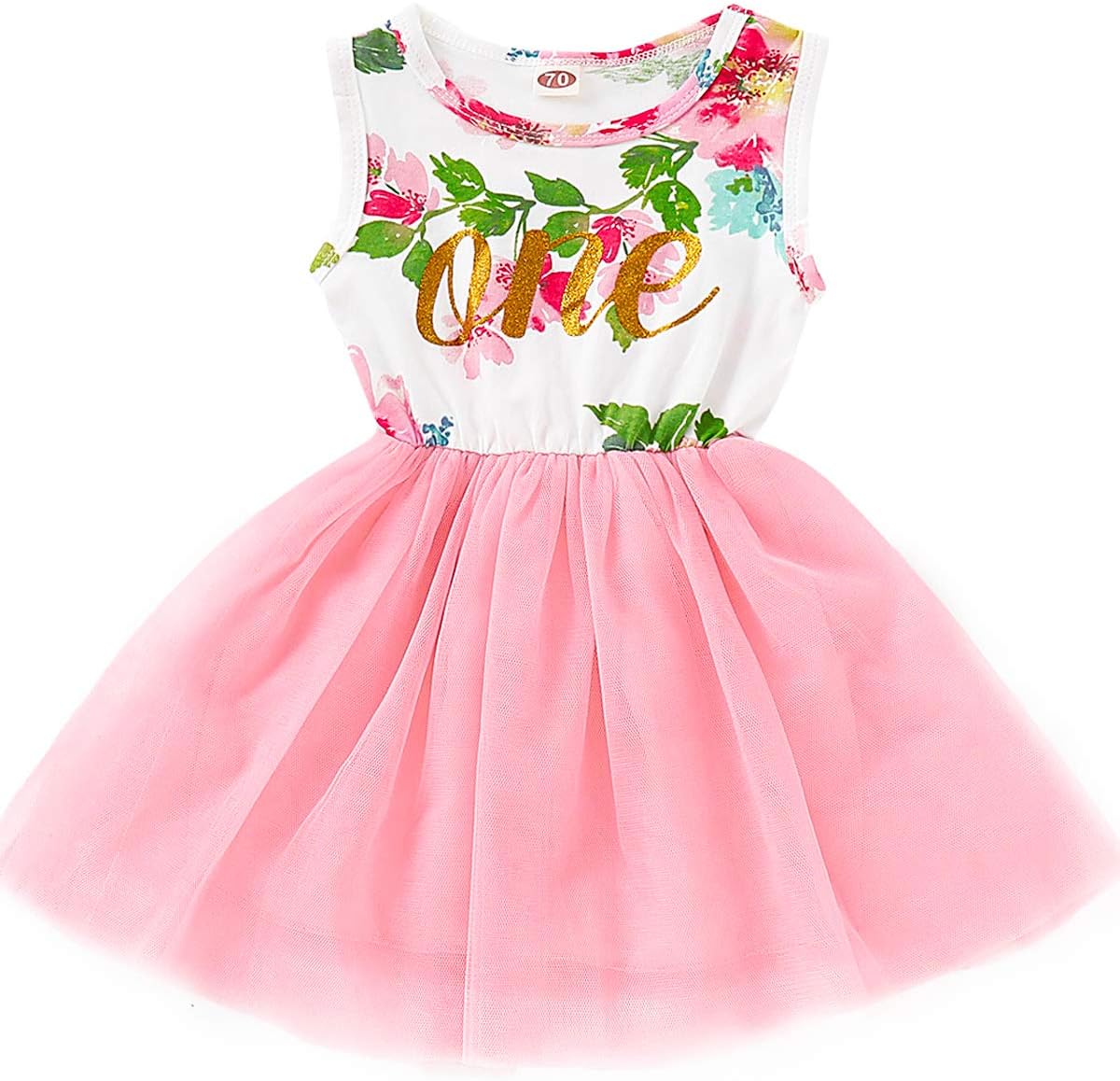 Baby Little Girl Birthday Family Matching Mommy and Baby Floral Outfit Sets