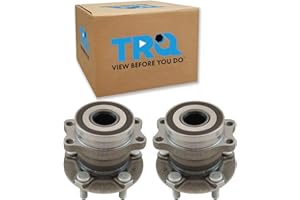 TRQ Rear Left and Right Wheel Bearing and Hub Assembly Set 2 Piece Compatible with 16-23 Subaru Crosstrek 14-18 Forester 15-21 Impreza 12-14 Impreza Limited Premium 13-15 XV Crosstrek