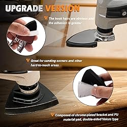 208Pcs Oscillating Tool Sanding Pads Kit, 4Pcs