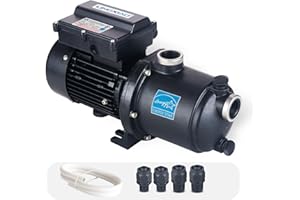 LINGXIAO Pool Booster Pump 3/4 HP for Pressure Pool Cleaners PB460 180-480, EC-LA01N, OEM Booster Pump 3/4 HP, 115V or 230V, 60PSI, Energy Star Specification - Black