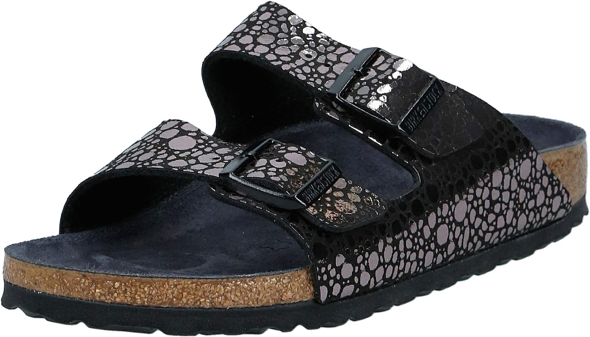 birkenstock arizona metallic stones