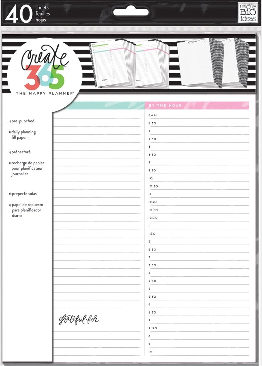 Me and My BIG Ideas FILB02 Create 365 The Happy Planner Filler, Big
