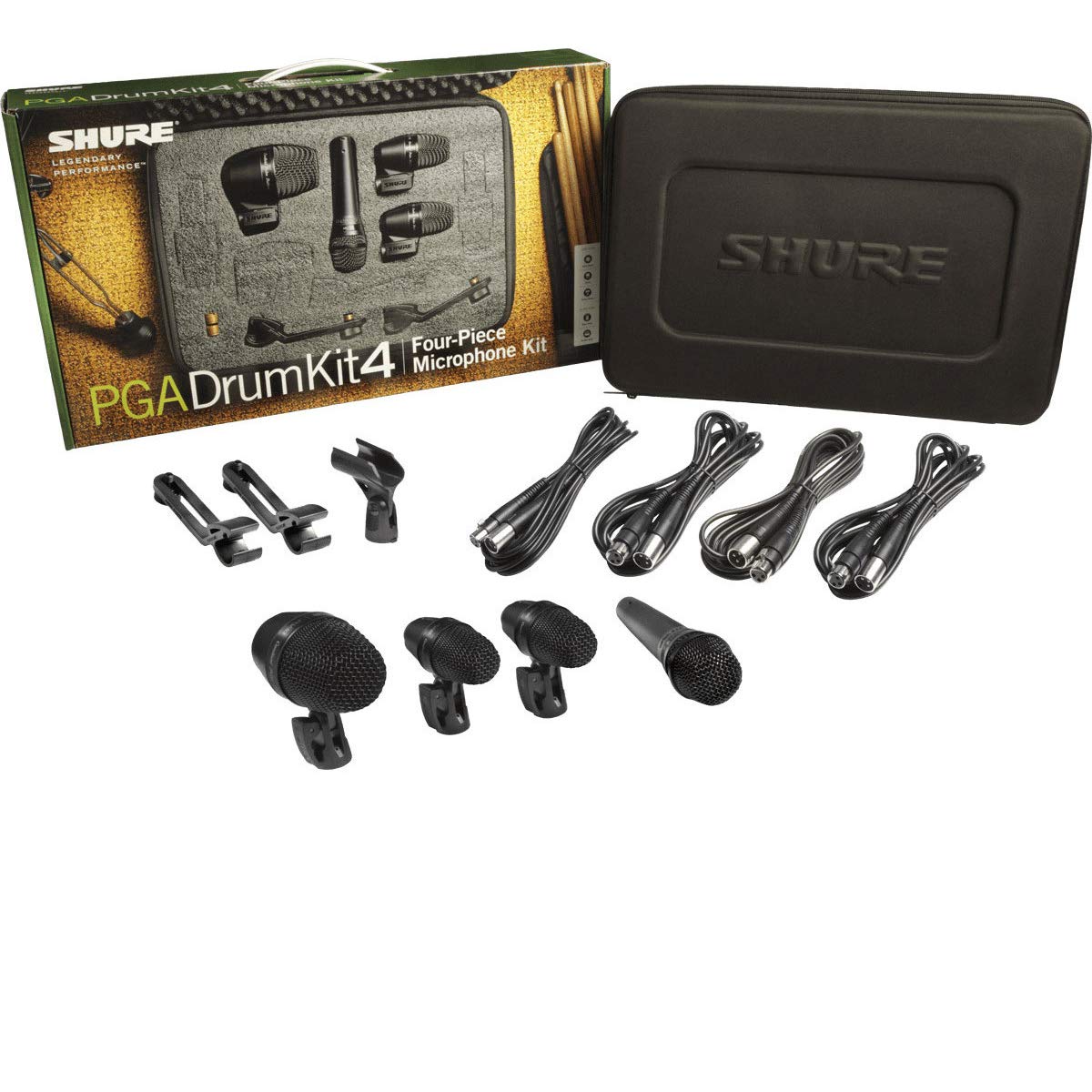 Shure PG ALTA 4-Piece Drum Microphone Kit (PGADRUMKIT4)