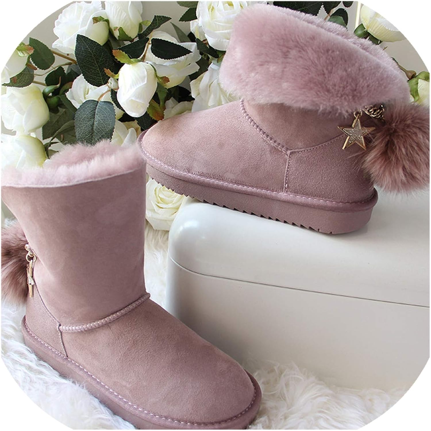 genuine sheepskin boots womens