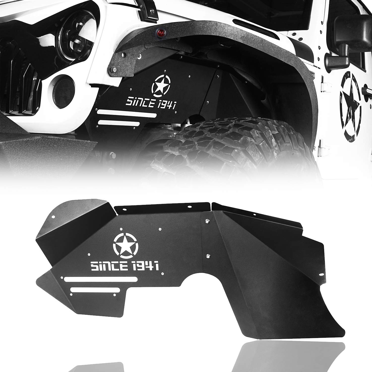 Mua Hooke Road Front Inner Fender Liners w/Star Logo for 20072018 Jeep