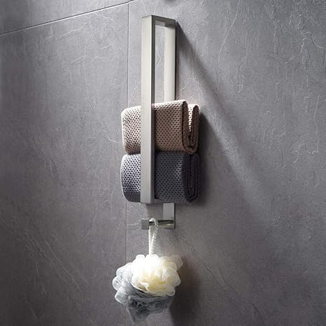 Lolypot toallero de acero inoxidable, toallero sin taladrar ...