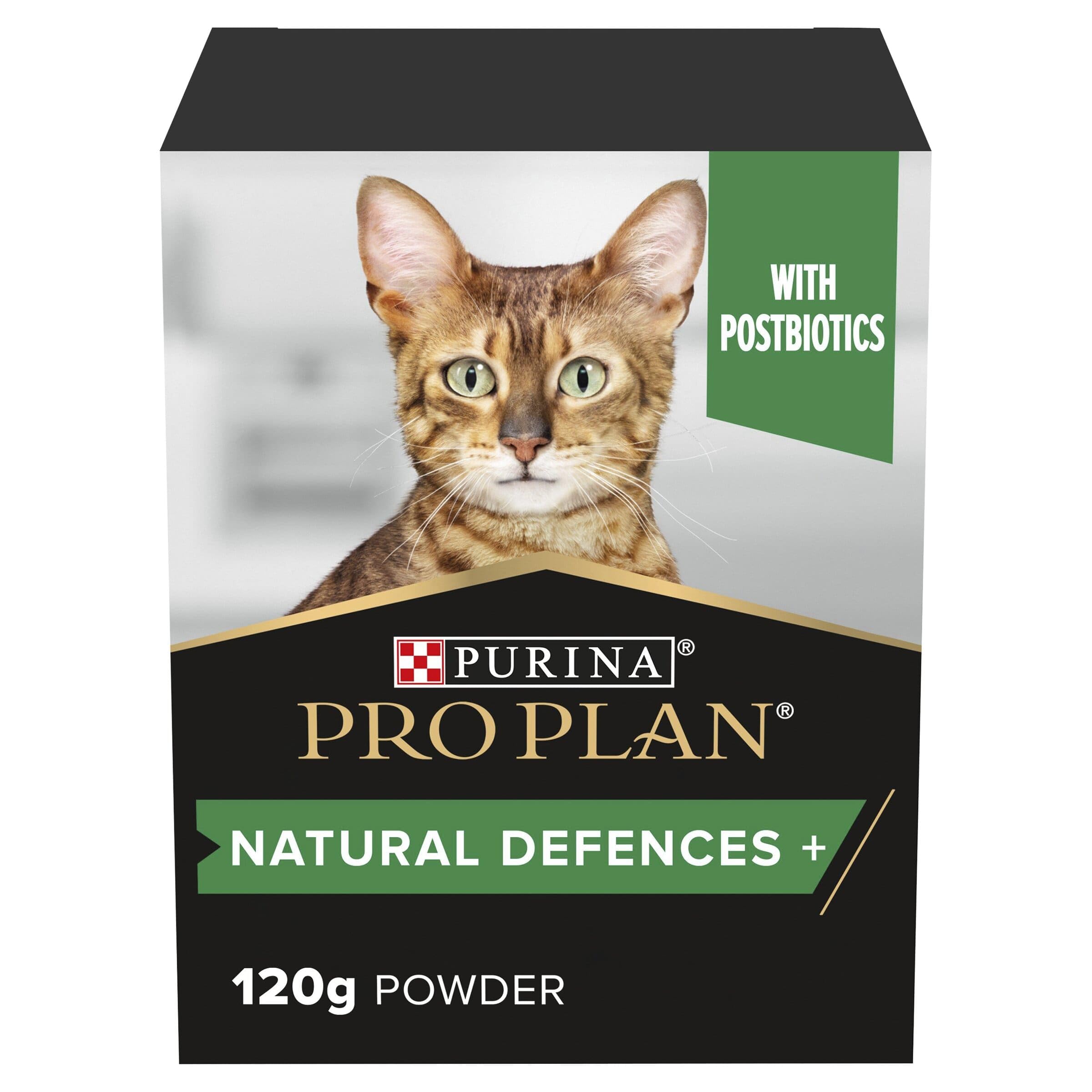 PRO PLAN Cat Natural Defences Supplement | Immune health support, immune system, antibody production | with postbiotics | Adult and Senior cats | Powder 120 g​