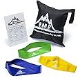 Black Mountain Products Resistance Loop Bands Set of Three with Starter Guide and Carrying Bag