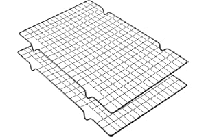 VNIMTI Cooling Rack 2 Sets, Cookie Cooling Wire Racks for Cooking, Baking, Roasting, Grilling, Drying, Oven Safe Grill Rack, 