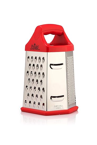 Petals - pevb228 Stainless Steel Multi Grater (pevb228) (Multicolour)
