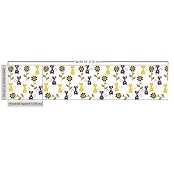 Ambesonne Cat Lover Fabric by The Yard, Funny Poly