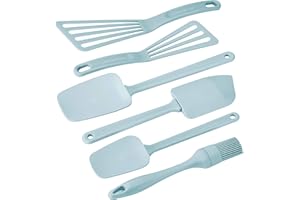 Rachael Ray Tools & Gadgets Cooking Utensils Set, 6 Piece - Sky Blue
