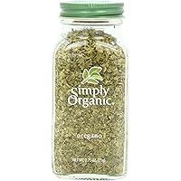 Simply Organic Mediterranean Fancy Oregano Leaf, 0.75-Ounce Jar, Great On Pizza, Italian & Mexican Fare, Kosher