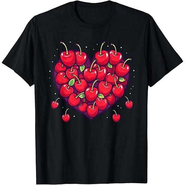 Amazon.com: Red Cherry Cherries Cherry T-Shirt : Clothing, Shoes