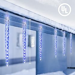 Icicle Lights Outdoor, 30Ft Meteor Shower Lights