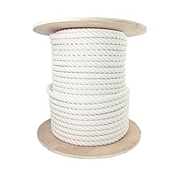 SGT KNOTS Twisted 100% Cotton Rope for DIY