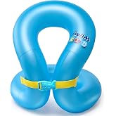Kids Swim Vest for 3-14 Yrs,Inflatable Floaties,Swim Aid | 33-50/50-88 lbs Fit|Dual Air Chambers|Adjustable Buckle|Pool &amp; Beach Use|Learn-to-Swim Aid