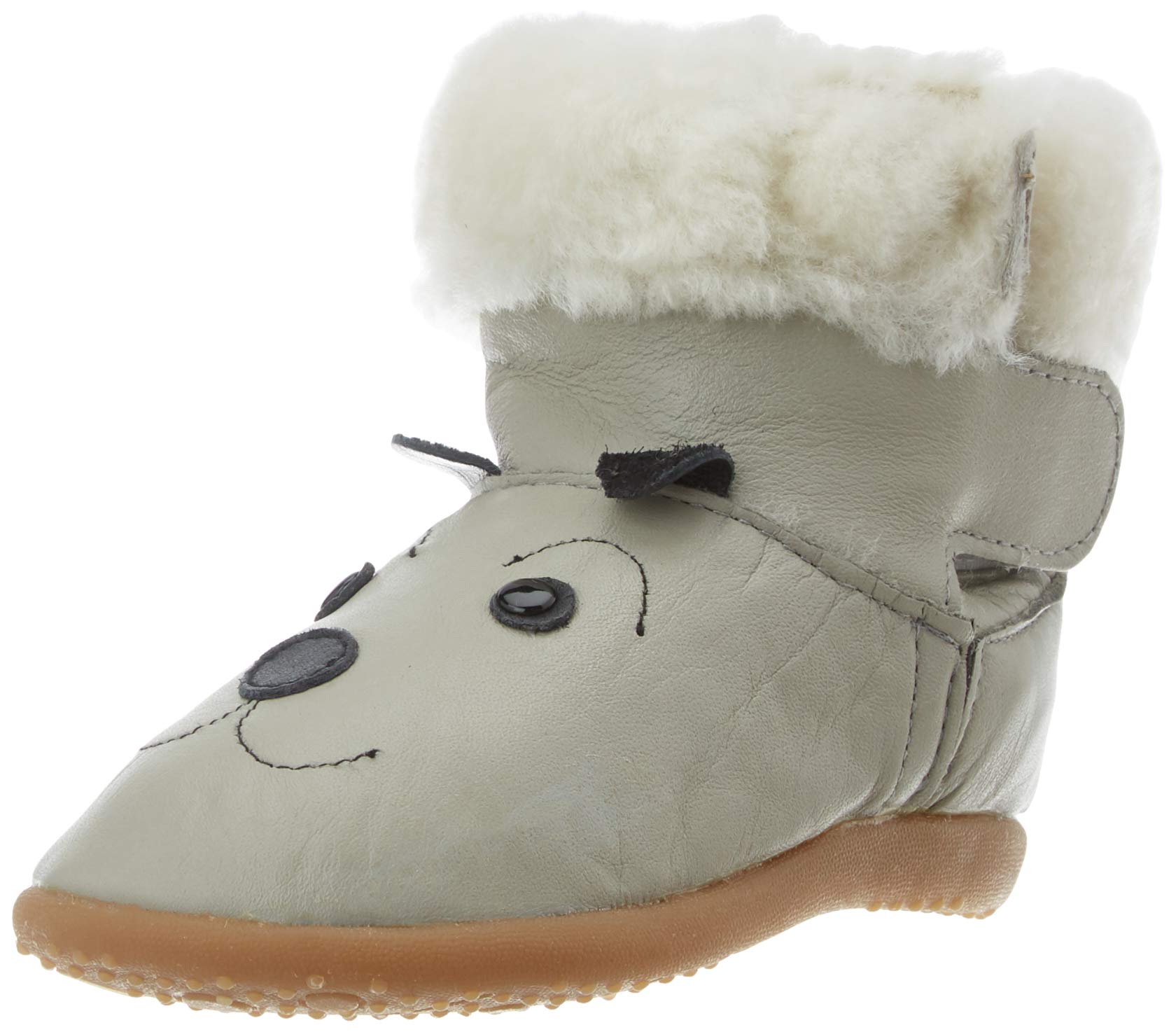 Shoo Shoos – Leather Booties, Size 23, Style Boots Grey Puppies