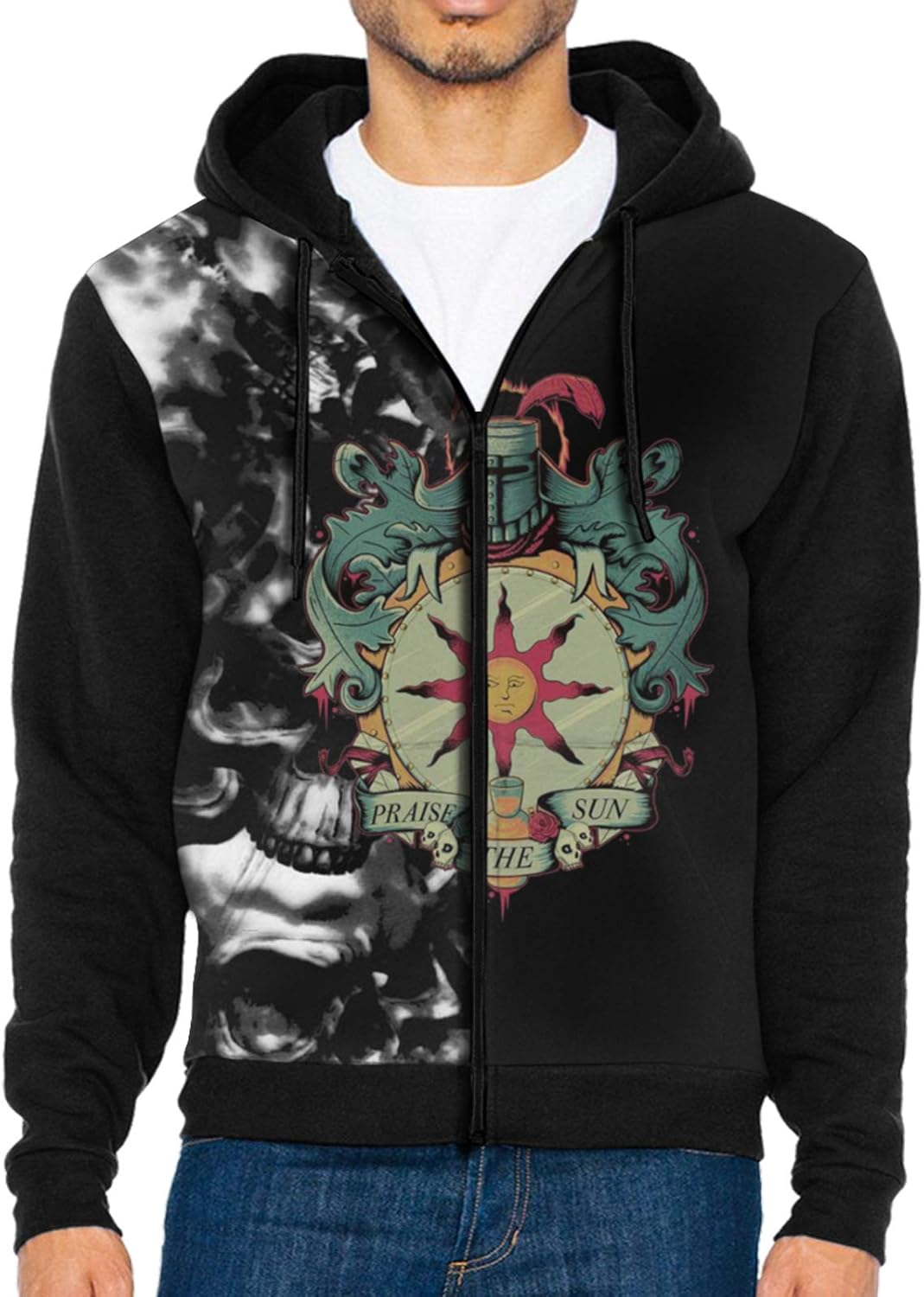 cropped hoodie skirt set