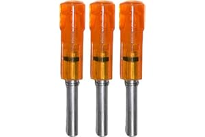 Lumenok Excalibur Firebolt Flat Bolt End (3-Pack), HD Orange