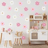165-Piece Daisy Wall Decals – Peel & Stick Vinyl Stickers | Multicolor Floral Decor For Bedroom, Nursery, Living Room - View #14