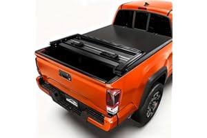 Aurorasters Soft Tri-Fold Truck Bed Tonneau Cover for 2016-2025 Toyota Tacoma Fits 5FT Bed (60.5") | Only for Models with The Deck Rail System | Tacoma Accessories 2016-2023