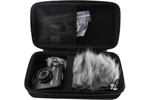 WERJIA Hard Case Fits Zoom Q2n-4K Handy Video Recorder,Charger, Mic Tripod Adapter and Accessories (big)