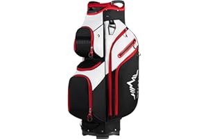 UNIHIMAL Golf Cart Bag, 15 Way Organizer Divider Top with Handles and Rain Cover