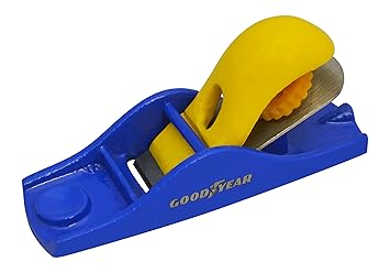 Goodyear Carbon Steel Block Plane (Silver)