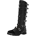 Ellie Shoes Men's 158-punk Combat Boot
