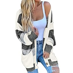 ADJHDFH White Cardigan For Women Lightweight Chunky