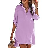 AI'MAGE Bathing Suit Cover Up for Women Swimsuit Coverup Shirt Summer Swimwear Bikini Beach Essentials S-3XL
