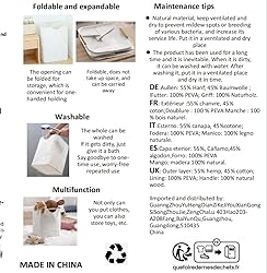 YHZHEN 72L Large Laundry Basket, Laundry Hamper