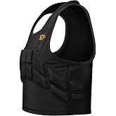 TUOYR Impact Vest for Women Chest Protector Padded Compression Vest for Sports, Karate, Football, Breast and Rib Protection