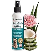 Pup Labs K9 Soothe Anti Itch Spray for Dogs with Aloe, Rose, &amp; Coconut, Natural Hot Spot Treatment for Dogs that Soothes Irritation, Pet Skin Treatment Spray, 4 FL OZ